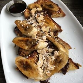 Gluten-free banana and Nutella French toast from Taste on Melrose